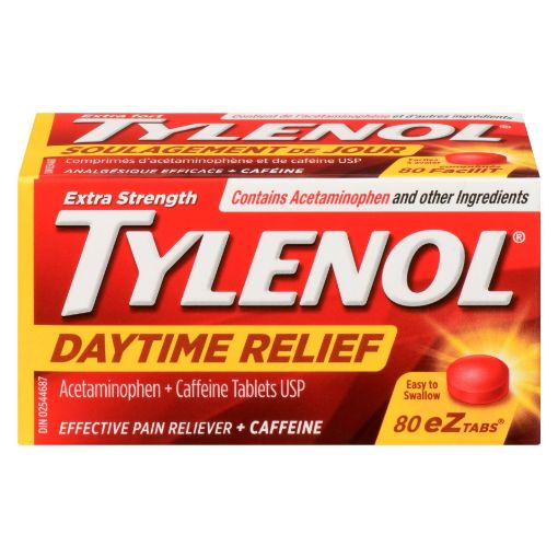 Picture of TYLENOL EXTRA STRENGTH DAYTIME RELIEF 80S