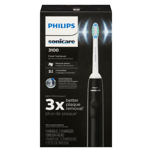 Picture of PHILIPS SONICARE TOOTHBRUSH - DAILYCLEAN 3100 – RECHARGEABLE HX3681/04 BLK