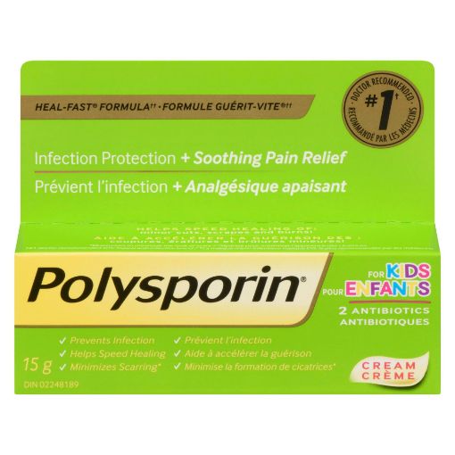 Picture of POLYSPORIN KIDS ANTIBIOTIC CREAM 15GR