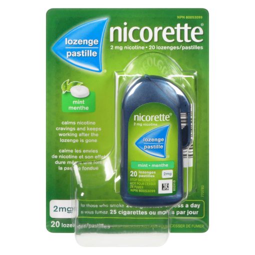 Picture of NICORETTE LOZENGE - MINT 2MG 20S                                           