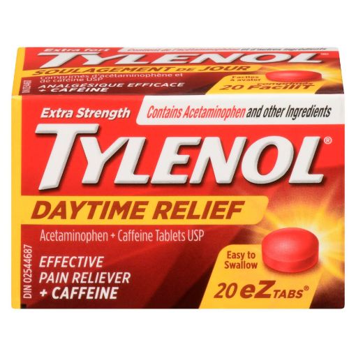 Picture of TYLENOL EXTRA STRENGTH DAYTIME RELIEF 20S