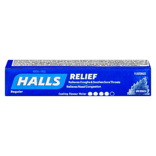 Picture of HALLS LOZENGE - REGULAR 9S                                                 