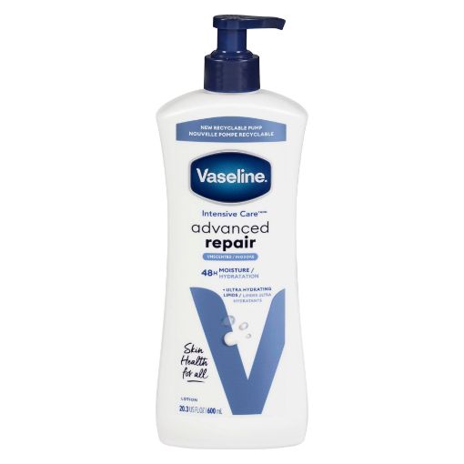 Picture of VASELINE INTENSIVE CARE LOTION - EXTRA STRENGTH - UNSCENTED 600ML          