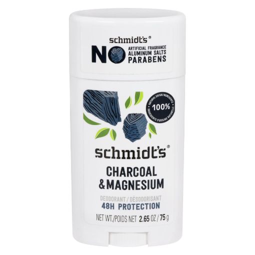 Picture of SCHMIDTS CHARCOAL + MAGNESIUM DEODORANT STICK 75GR