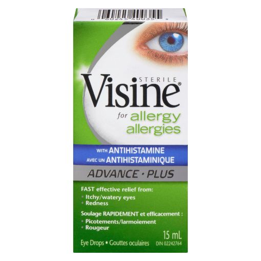 Picture of VISINE ADVANCE EYE DROPS - ALLERGY 15ML                                    