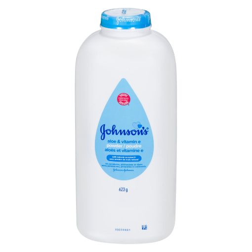 Picture of JOHNSON and JOHNSON BABY POWDER - CORNSTARCH/ALOE and VIT E 624GR