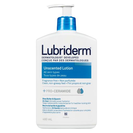 Picture of LUBRIDERM LOTION - UNSCENTED 480ML                                         