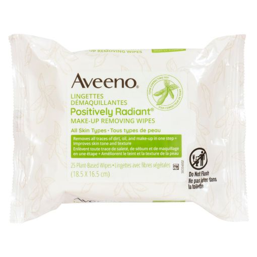 Picture of AVEENO POSITIVELY RADIANT WIPES 25S                                        