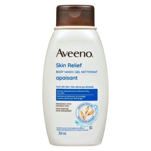 Picture of AVEENO BODY WASH - SKIN RELIEF - FRAGRANCE FREE 354ML                      