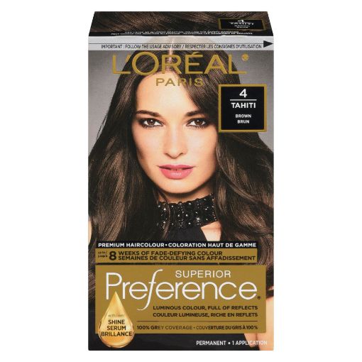 Picture of LOREAL PREFERENCE HAIR COLOUR - BROWN #4                                   