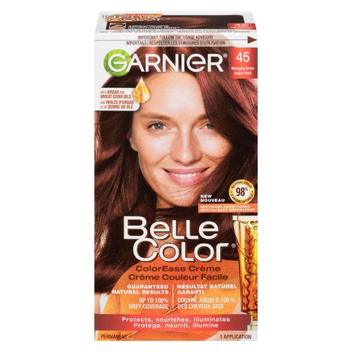 Picture of GARNIER BELLE COLOR HAIR COLOUR - MAHOGANY BROWN #45                       