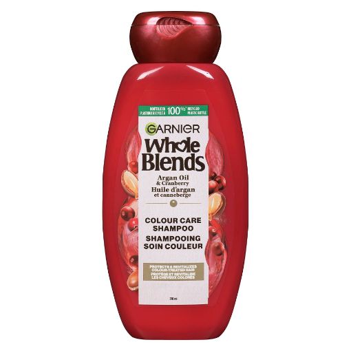 Picture of GARNIER WHOLE BLENDS - CRANBERRY ARGAN - SHAMPOO 370ML                     