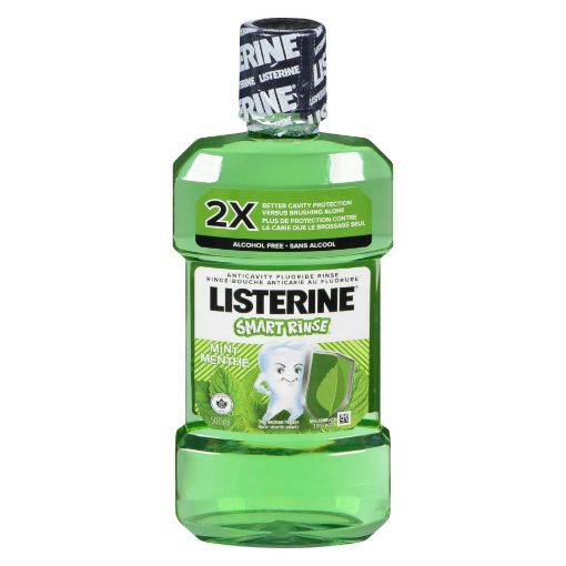 Picture of LISTERINE SMART RINSE MOUTHWASH - MINT 500ML                               