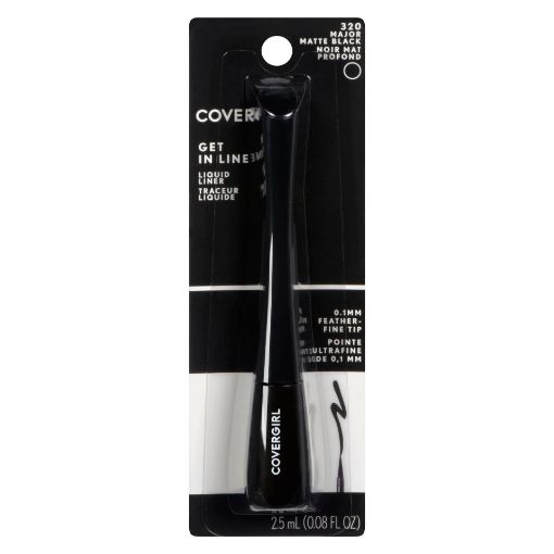 Picture of COVERGIRL GET IN LINE LIQUID EYE LINER - MAJOR MATTE BLACK