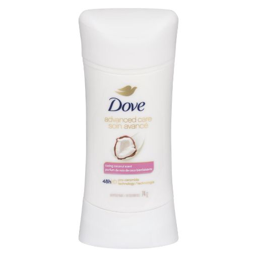 Picture of DOVE ADVANCED CARE INVISIBLE SOLID ANTIPERSPIRANT - CARING COCONUT 74GR    