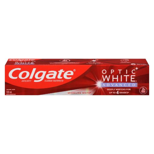 Picture of COLGATE OPTIC WHITE ADVANCED TOOTHPASTE - SPARKLING WHITE 133ML