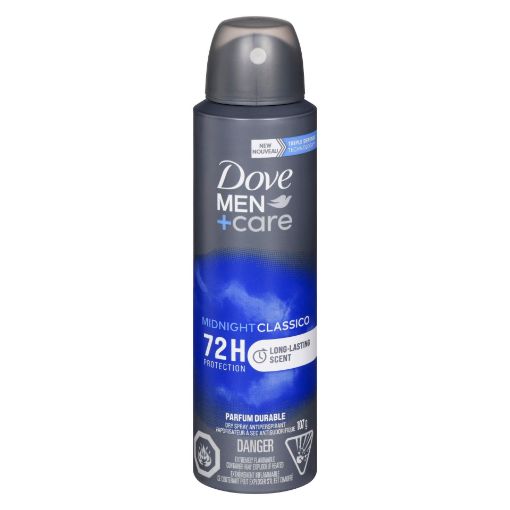 Picture of DOVE MEN+CARE ANTIPERSPIRANT DRY SPRAY - MIDNIGHT CLASSICO 107GR