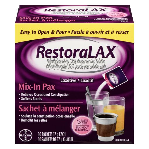 Picture of RESTORALAX 10 ONCE-DAILY DOSES 10X17GR