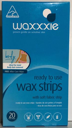 Picture of WAXXXIES SENSITIVE SKIN WAX - BODY STRIPS 20S