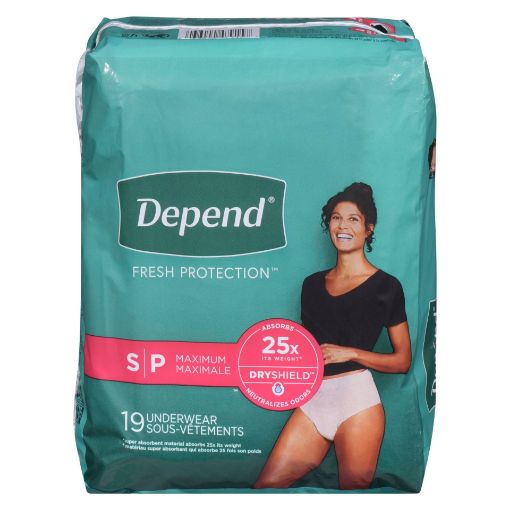 Picture of DEPEND FRESH PROTECTION UNDERWEAR FOR WOMEN - MAXIMUM - S 19S