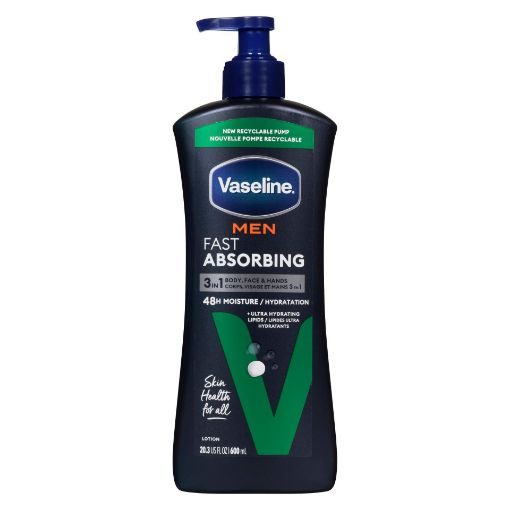 Picture of VASELINE MENS LOTION - FAST ABSORBING 600ML                                