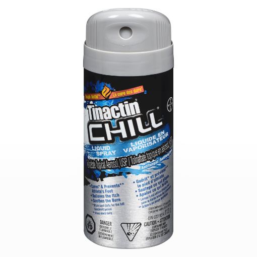 Picture of TINACTIN CHILL ATHLETES FOOT ANTIFUNGAL LIQUID SPRAY 113GR