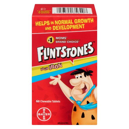 Picture of FLINTSTONES MULTIVITAMIN PLUS IRON TABLET 60S