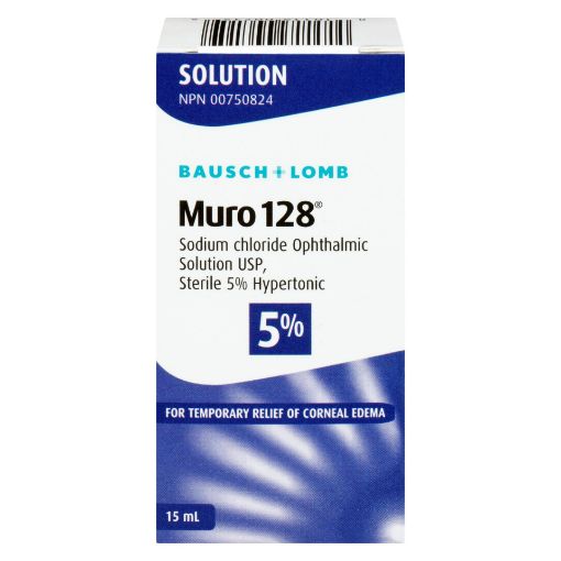 Picture of BAUSCH and LOMB - MURO 128 SOLUTION 5% 15ML