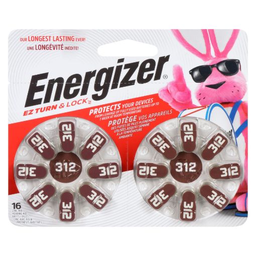 Picture of ENERGIZER HEARING AID BATTERIES - SIZE 312 16S