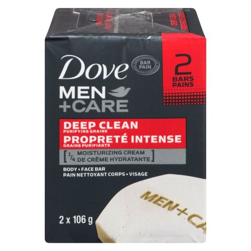 Picture of DOVE MEN+CARE BAR SOAP - DEEP CLEAN 2X106GR