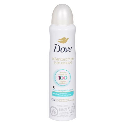 Picture of DOVE INVISIBLE SHEER COOL DRY SPRAY 107GR                                  