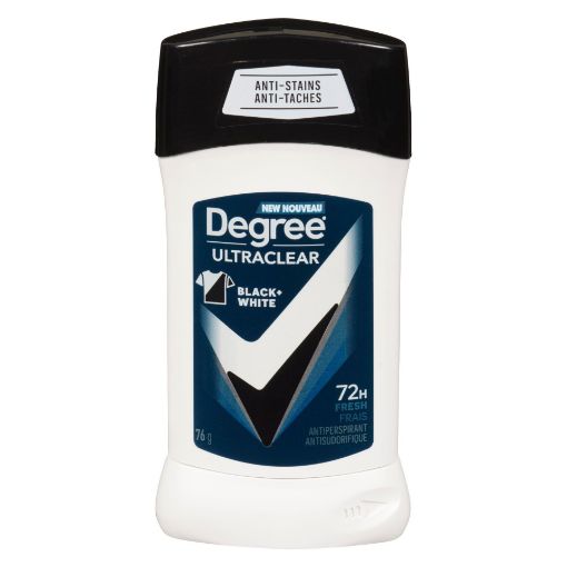 Picture of DEGREE FOR MEN BLACK + WHITE ANTIPERSPIRANT - FRESH 76GR