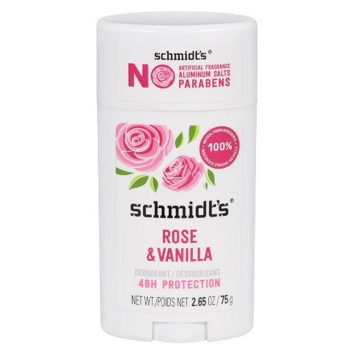 Picture of SCHMIDTS ROSE + VANILLA DEODORANT STICK 75GR