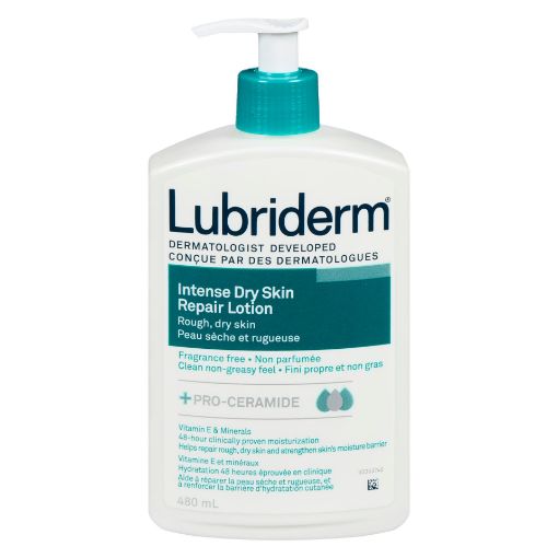 Picture of LUBRIDERM INTENSE REPAIR LOTION - DRY SKIN 480ML                           