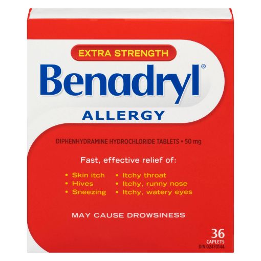 Picture of BENADRYL ALLERGY TABLET ES 50MG 36S