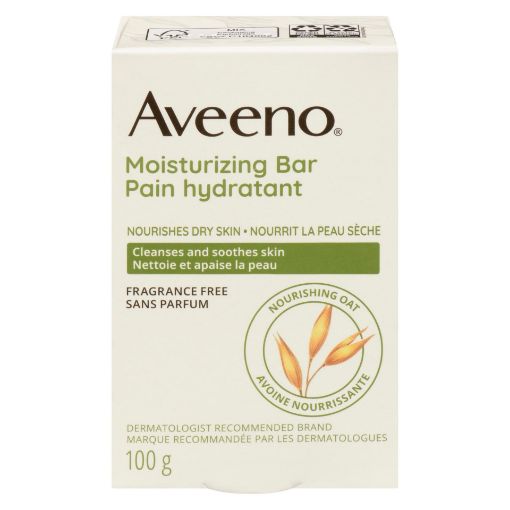 Picture of AVEENO BAR SOAP - DRY SKIN - UNSCENTED 100GR                               