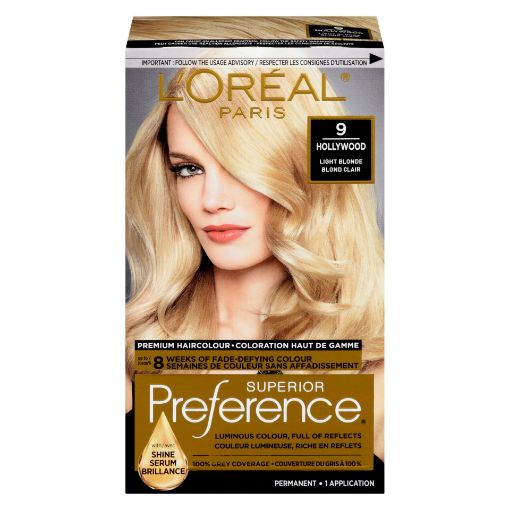 Picture of LOREAL PREFERENCE HAIR COLOUR - LIGHT BLONDE #9                            