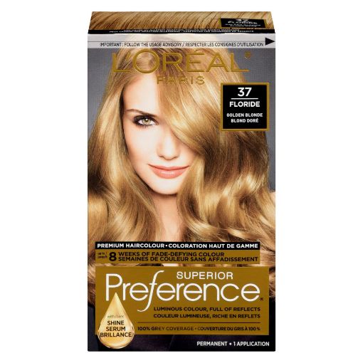 Picture of LOREAL PREFERENCE HAIR COLOUR - GOLDEN BLONDE #37                          