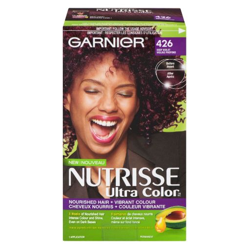 Picture of GARNIER NUTRISSE ULTRA COLOR HAIR COLOUR - DEEP PURPLE #426                