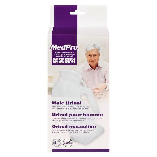 Picture of MEDPRO MALE URINAL W/COVER - 1 QT