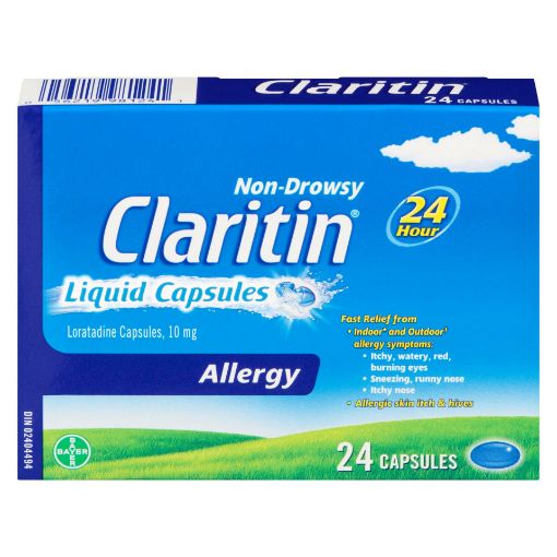 Picture of CLARITIN LIQUID CAPSULES 24S