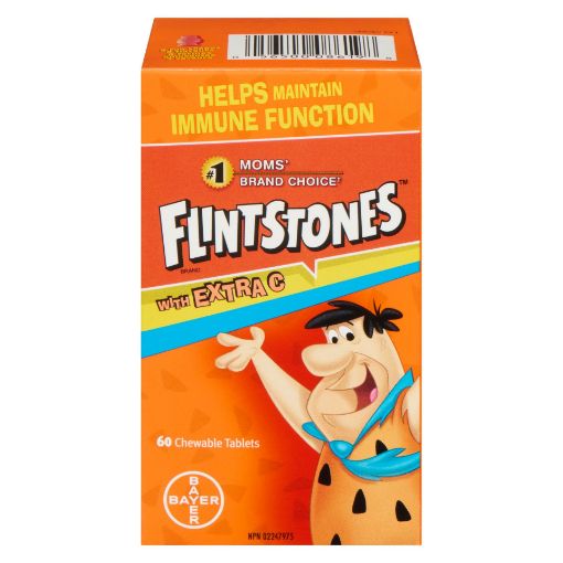 Picture of FLINTSTONES MULTIVITAMIN W/VIT C TABLET 60S