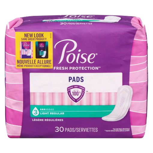 Picture of POISE PADS - LIGHT 30S