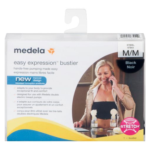 Picture of MEDELA EASY EXPRESSION BUSTIER IN BLACK - MEDIUM              