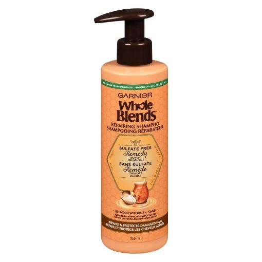 Picture of GARNIER WHOLE BLENDS SHAMPOO - SULFATE-FREE HONEY TREASURE 355ML           