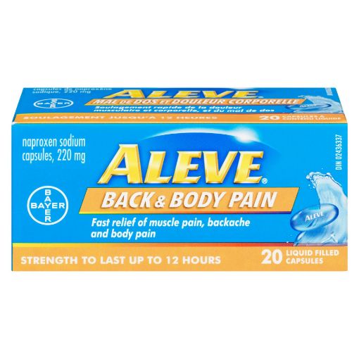 Picture of ALEVE BACK and BODY LIQUID GELS 20S