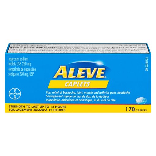 Picture of ALEVE NAPROXEN SODIUM CAPLETS 170S