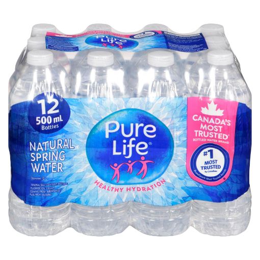 Picture of PURE LIFE NATURAL SPRING WATER 12X500ML