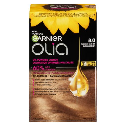 Picture of GARNIER OLIA HAIR COLOUR - MEDIUM BLONDE #8