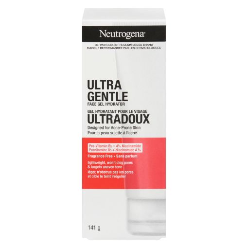 Picture of NEUTROGENA STUBBORN ACNE ULTRA GENTLE FACE GEL MOISTURIZER 141GR